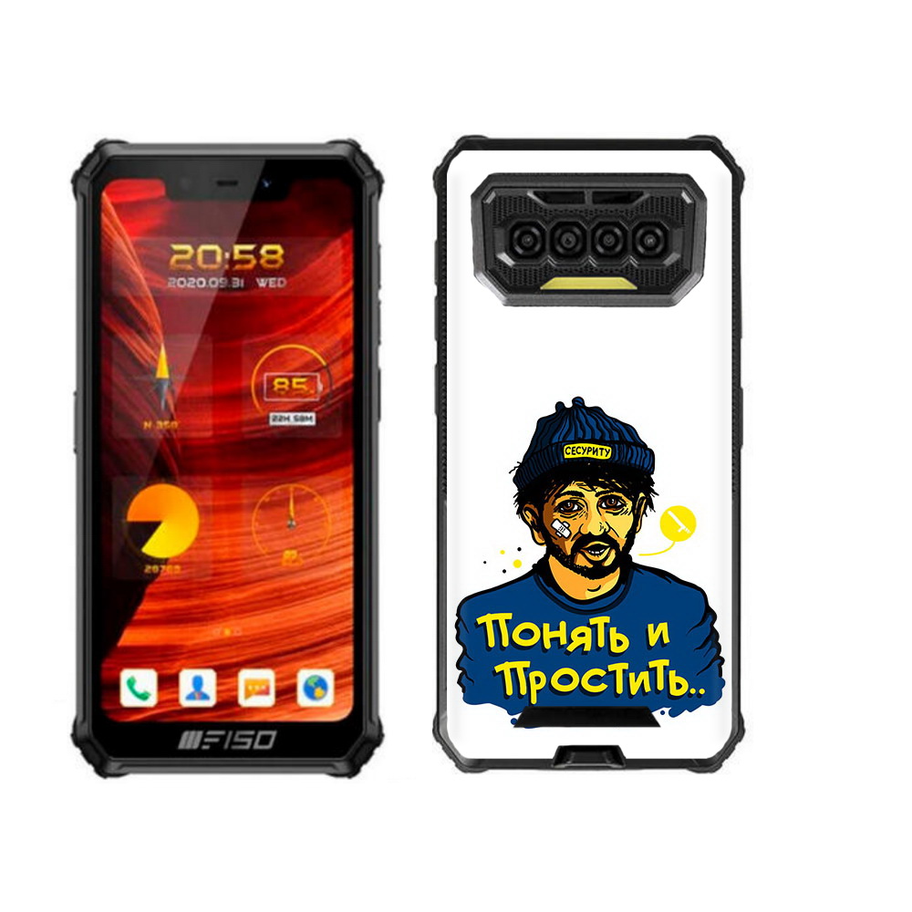 

Чехол MyPads понять и простить для Oukitel F150 Bison 2021, Прозрачный, Tocco