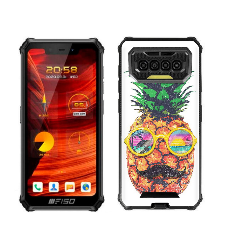 

Чехол-накладка MyPads прикольный ананас с лицом для Oukitel F150 Bison, Прозрачный, Tocco