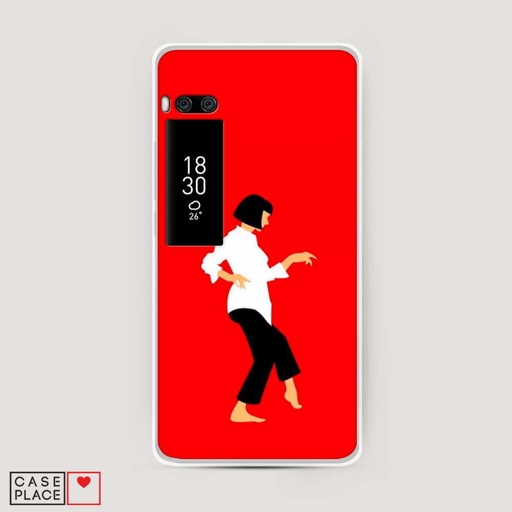

Чехол Awog на Meizu Pro 7 Plus "Криминальное чтиво 1", Красный;белый;черный, 71950-7