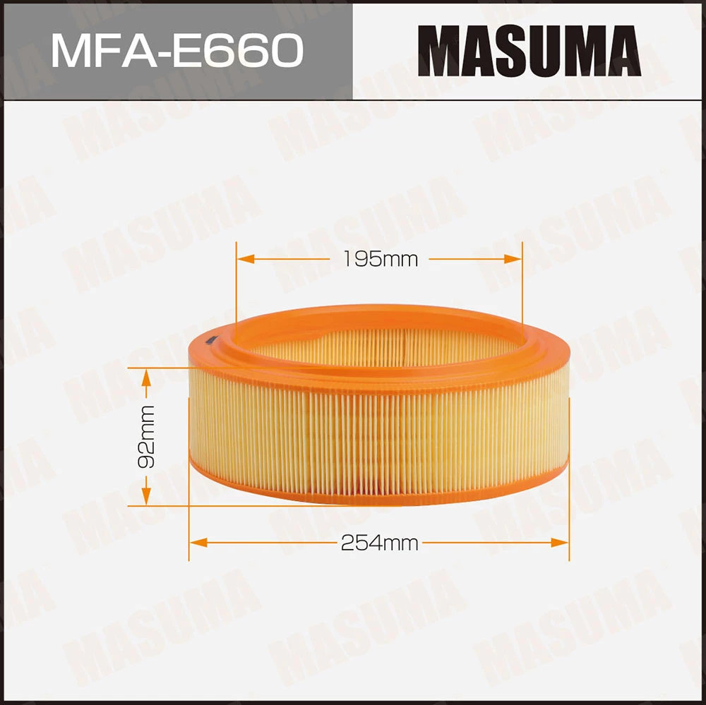 

Фильтр воздушный Masuma MFA-E660