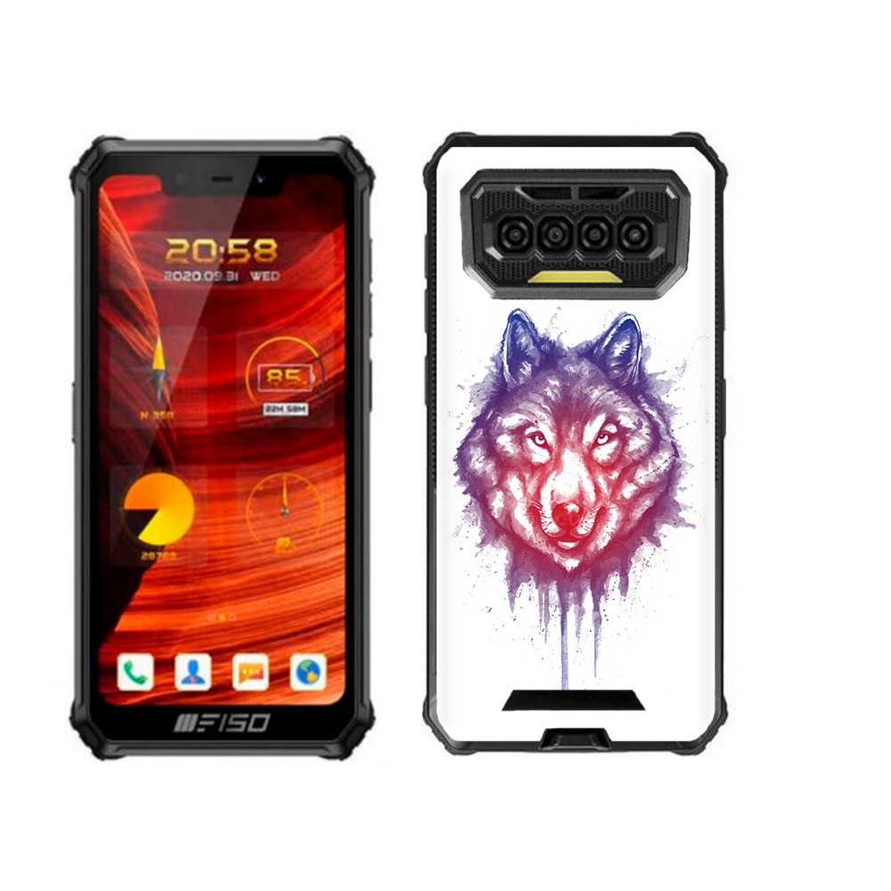 Чехол-накладка MyPads пушистый волк для Oukitel F150 Bison