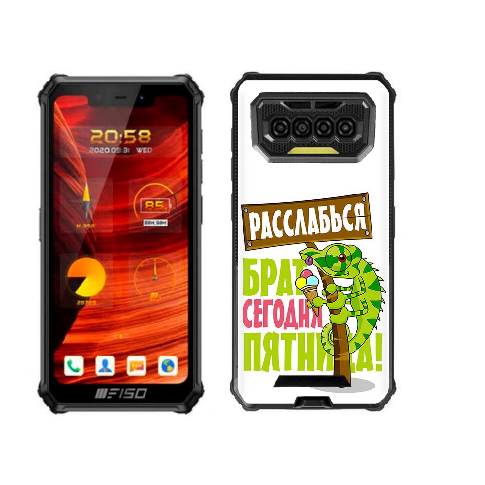 

Чехол-накладка MyPads пятница для Oukitel F150 Bison, Прозрачный, Tocco