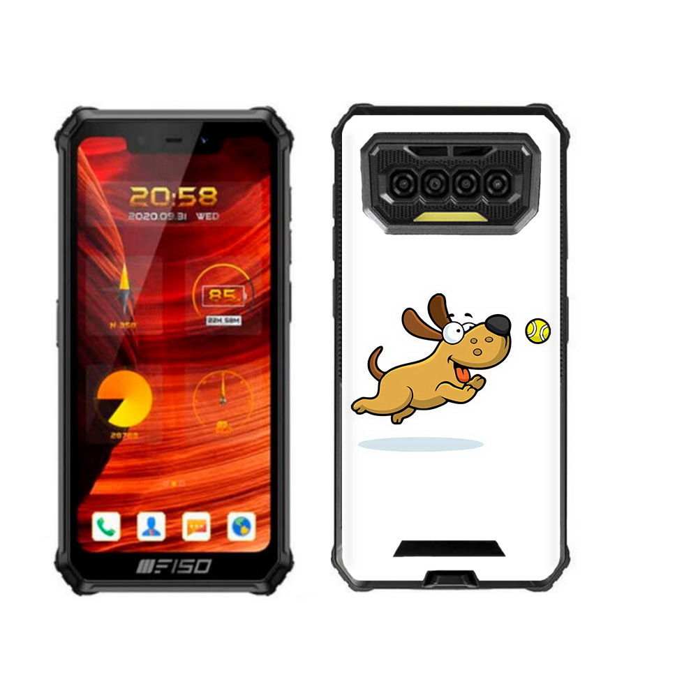 

Чехол-накладка MyPads пёсик для Oukitel F150 Bison, Прозрачный, Tocco