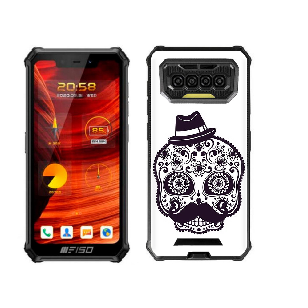 

Чехол-накладка MyPads разрисованный скелет для Oukitel F150 Bison, Прозрачный, Tocco