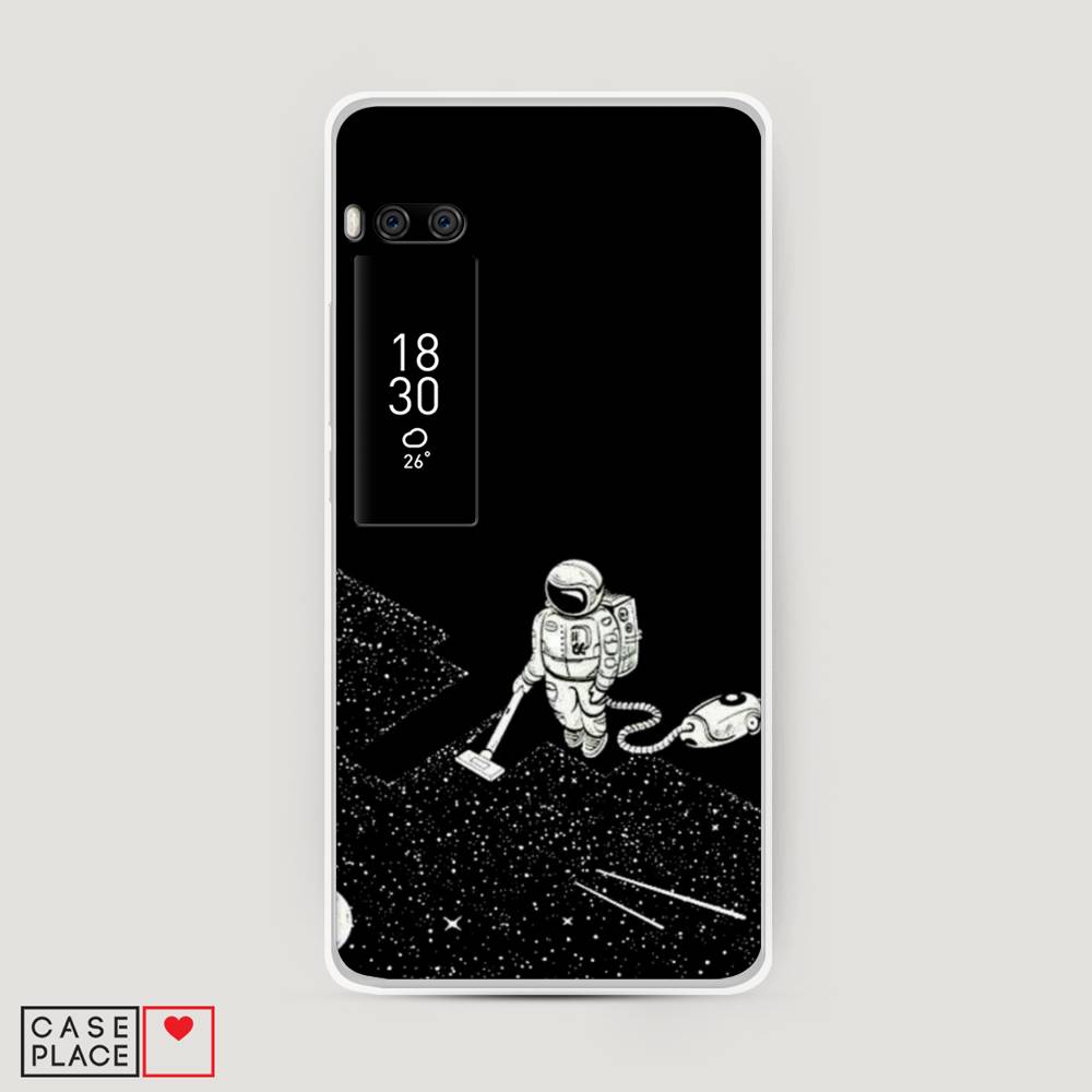 

Чехол Awog на Meizu Pro 7 Plus "Космонавт с пылесосом", Белый, 71950-4
