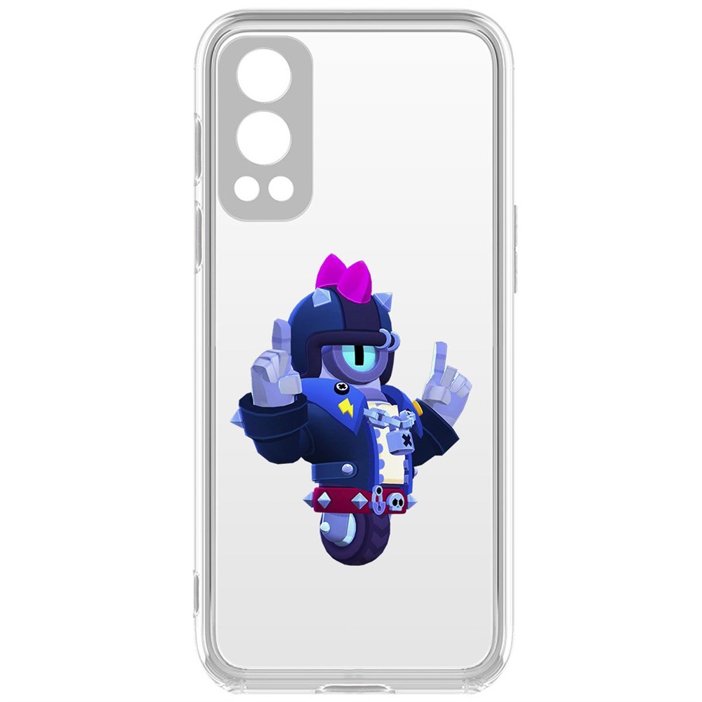 

Чехол-накладка Brawl Stars-Дикий Сту для OnePlus Nord 2 5G, Прозрачный