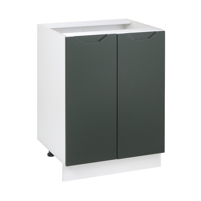 

Шкаф напольный 800 Хельга, 800х500х824, Белый/Олива софт МДФ, Зеленый, Хельга