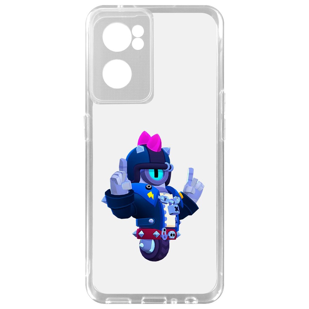 

Чехол-накладка Brawl Stars-Дикий Сту для OnePlus Nord CE 2 5G, Прозрачный