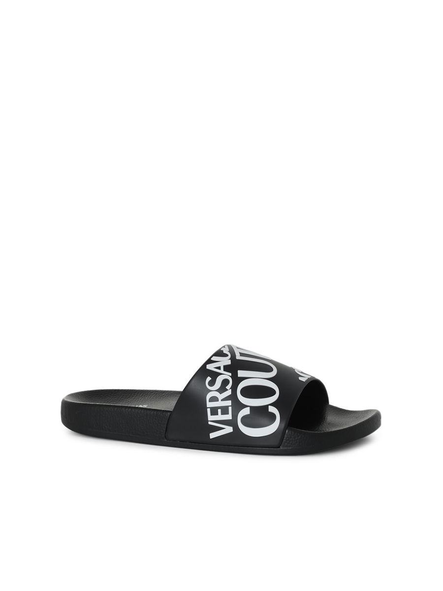 

Шлепанцы мужские Versace Jeans Couture 72YA3SQ1 черные 42 EU, 72YA3SQ1
