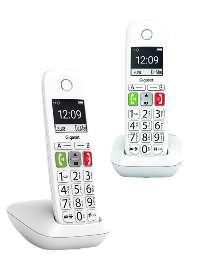 

DECT телефон Gigaset E290 SYS белый, E290 SYS