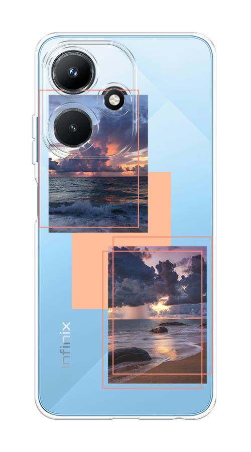 

Чехол Homey на Infinix Hot 30i "Sky collage", 3104150-1