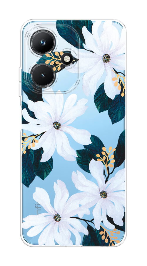 

Чехол Homey на Infinix Hot 30i "Delilah Flower", Зеленый;белый, 3104150-1