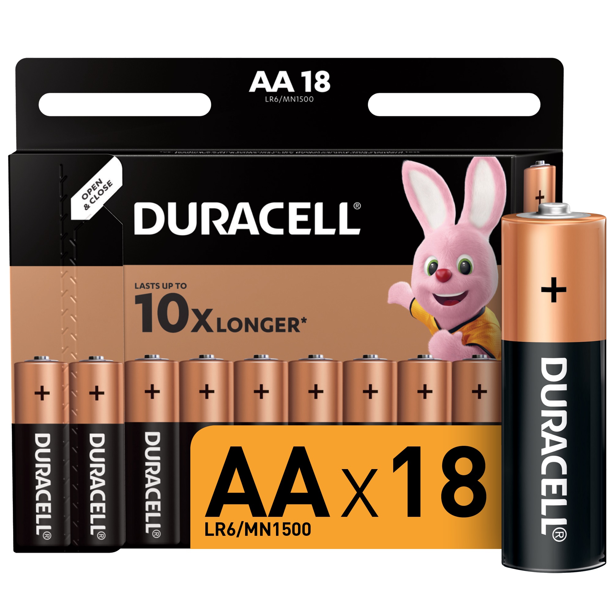 

Батарейка Duracell Basic LR6 18 шт, AА LR6-18BL Basic 18шт.
