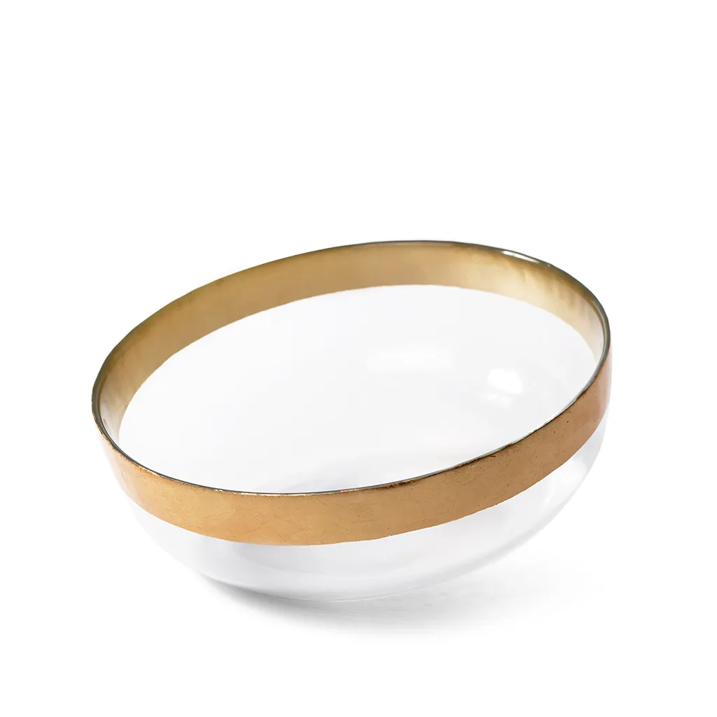 

Салатник Fissman Aurum 21.3х7.5 см, прозрачный с золотом, стекло 14008_