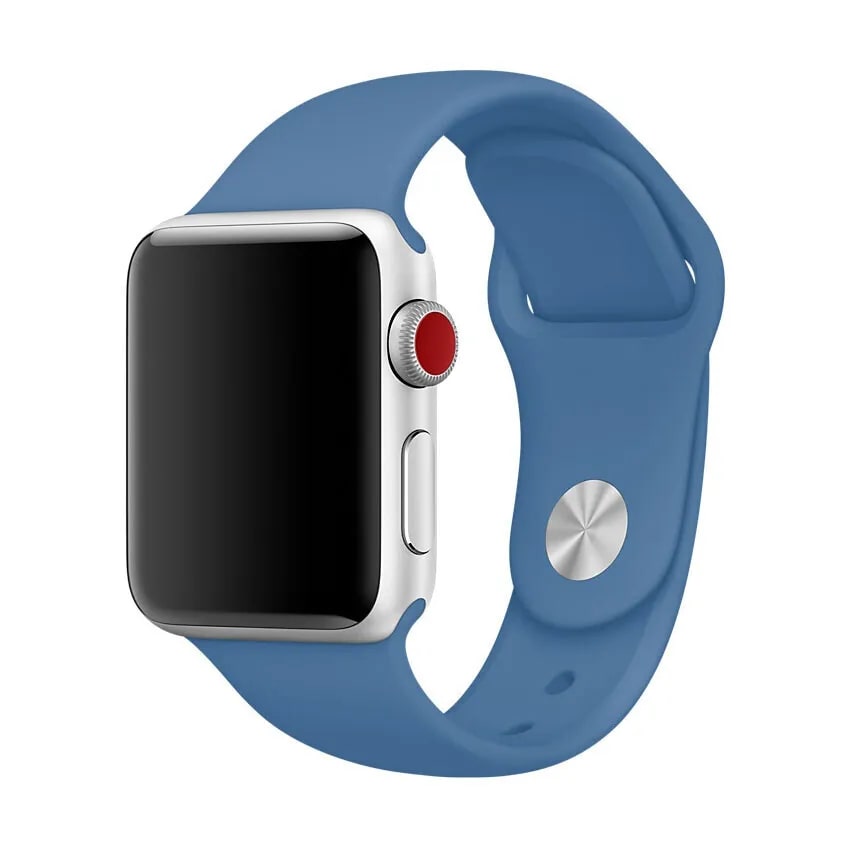 

Ремешок Apple MRGY2ZM/A, 42mm Denim Blue Sport Band - S/M & M/L