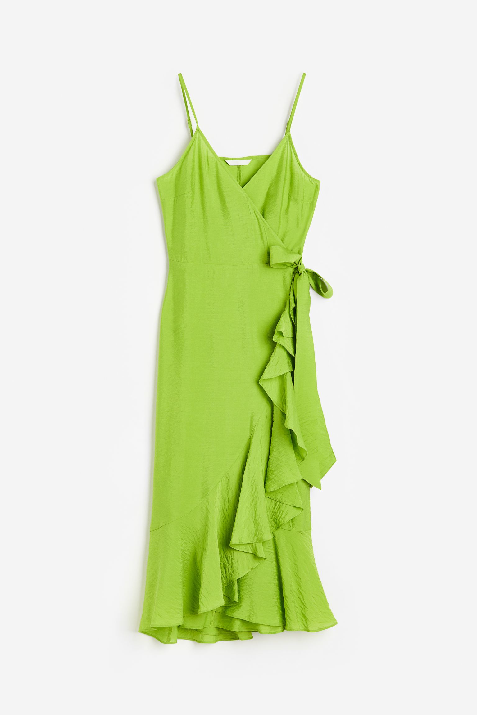 Платье женское H&M 1187865001 зеленое L (доставка из-за рубежа)