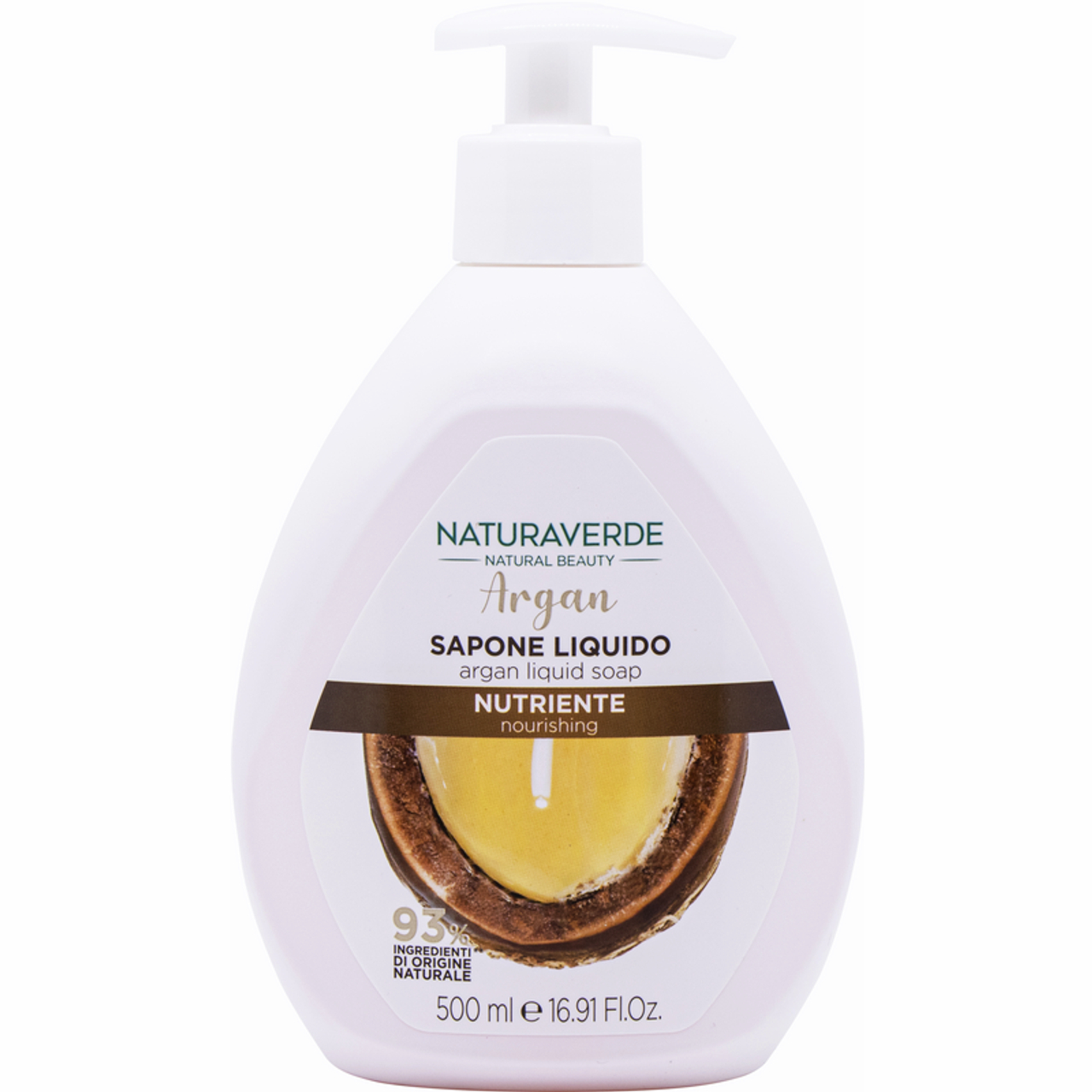 Мыло для рук Naturaverde аргановое, жидкое, 500 мл aroma jazz масло массажное жидкое для тела джаз арганы 350 мл