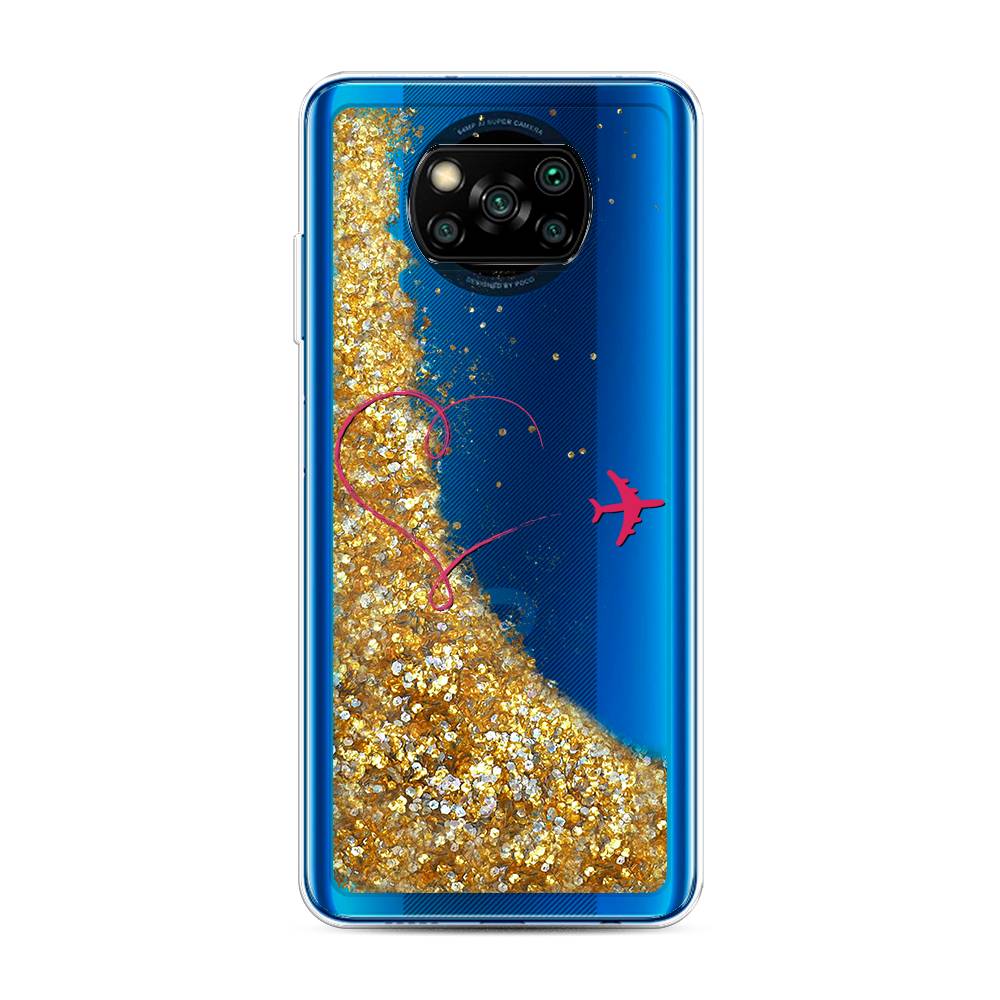 

Чехол Awog на Poco X3/X3 Pro "Сердце и самолет", 39290-1