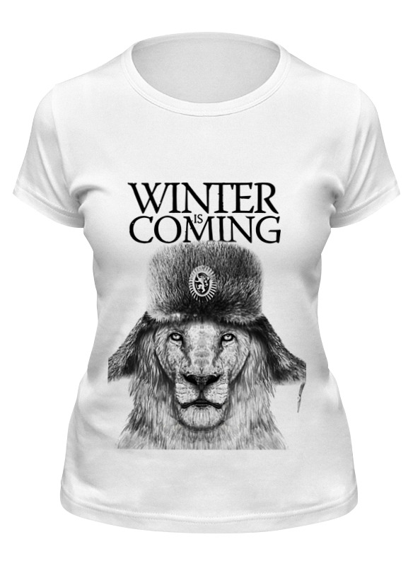 

Футболка женская Printio Winter is coming белая XL, Winter is coming