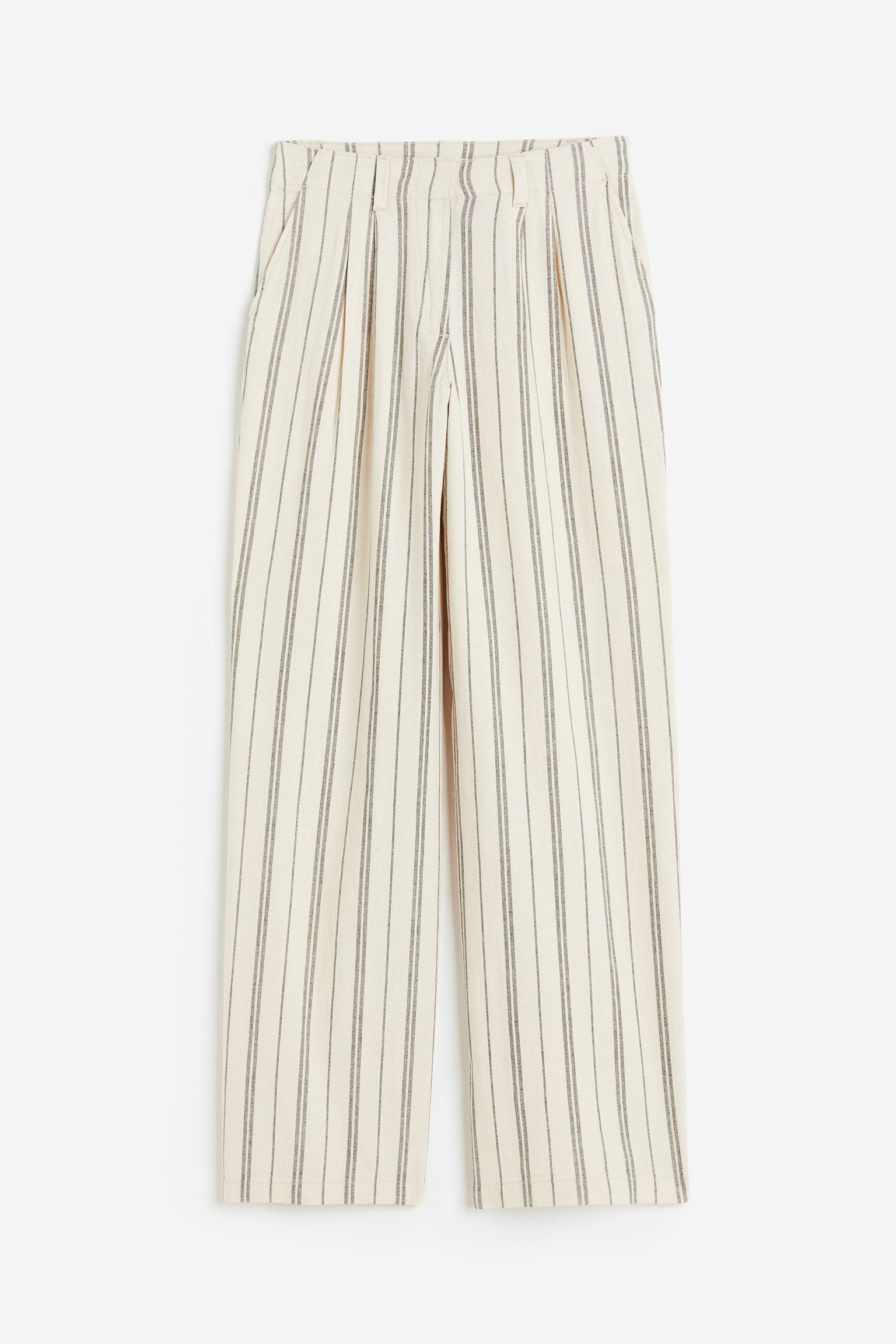 

Брюки женские H&M 1143468001 бежевые 44 EU (доставка из-за рубежа), Бежевый, 1143468001
