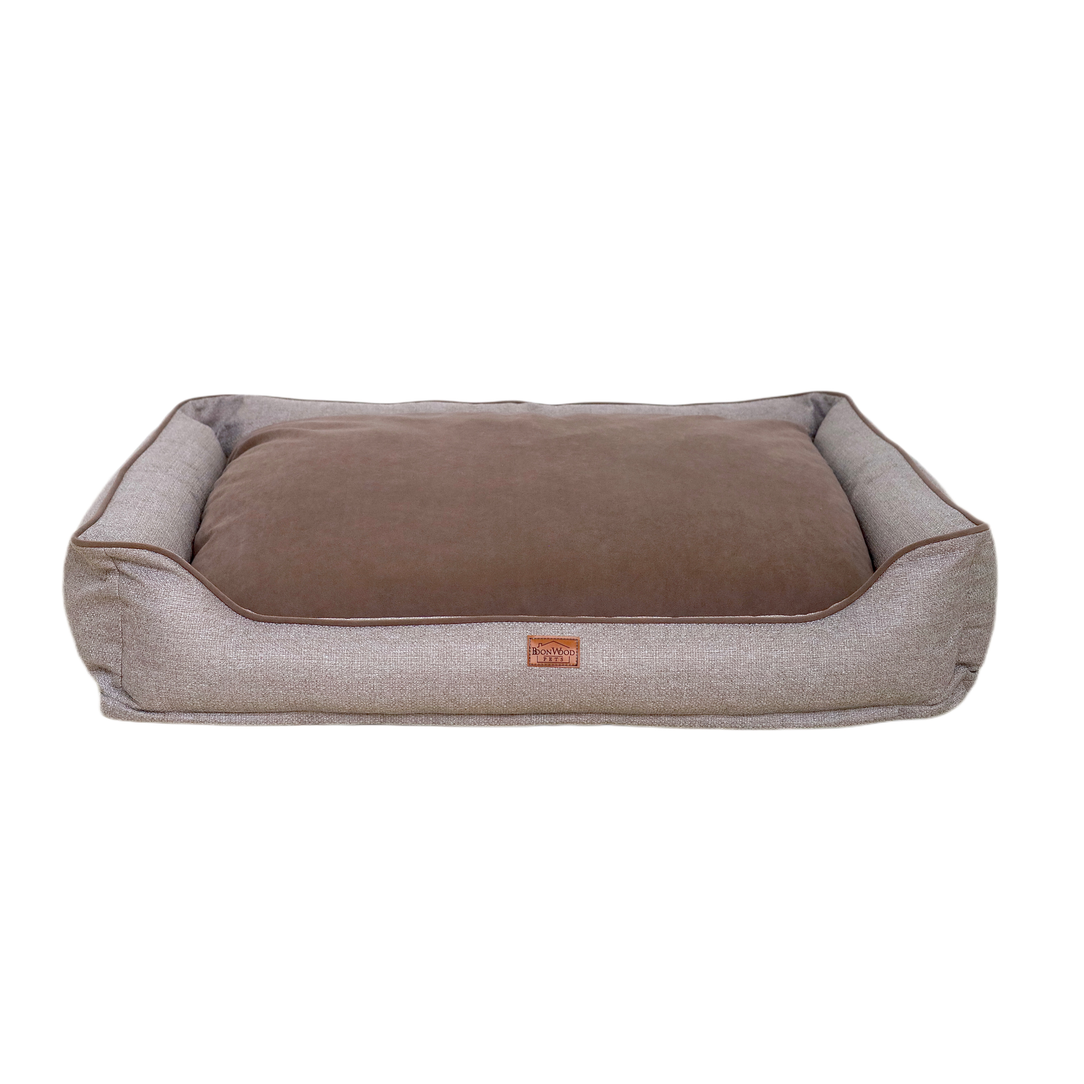 Лежанка для животных BoonWood PETS Tweed Classic, размер L (90x70 см), серая