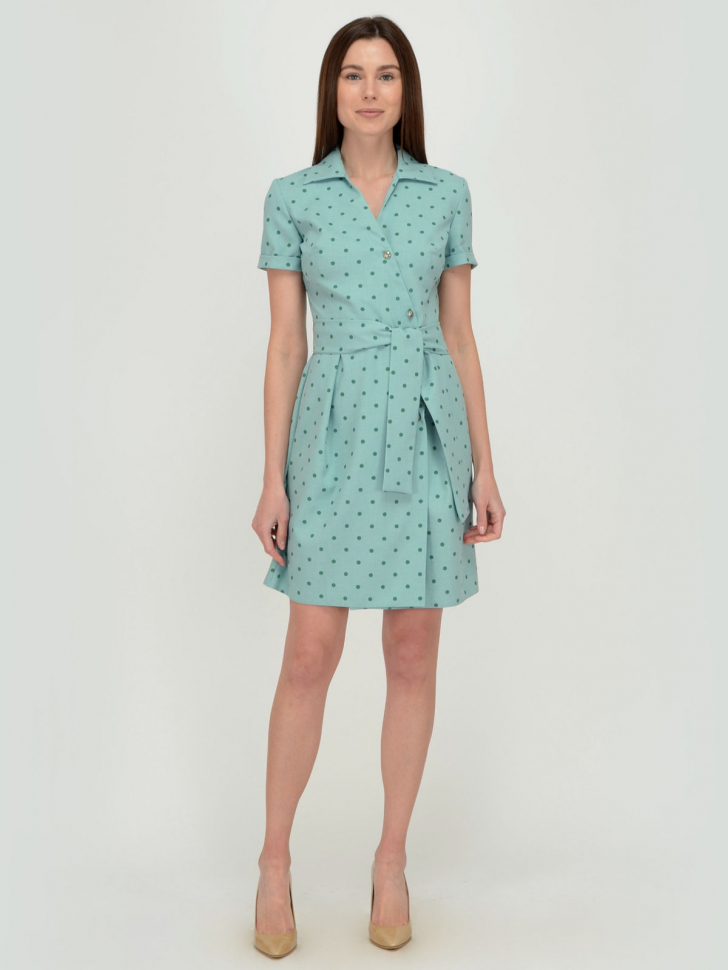 

Платье VISERDI 9274-зел 450850 цв. бирюзовый р.48, 9274-зел 450850