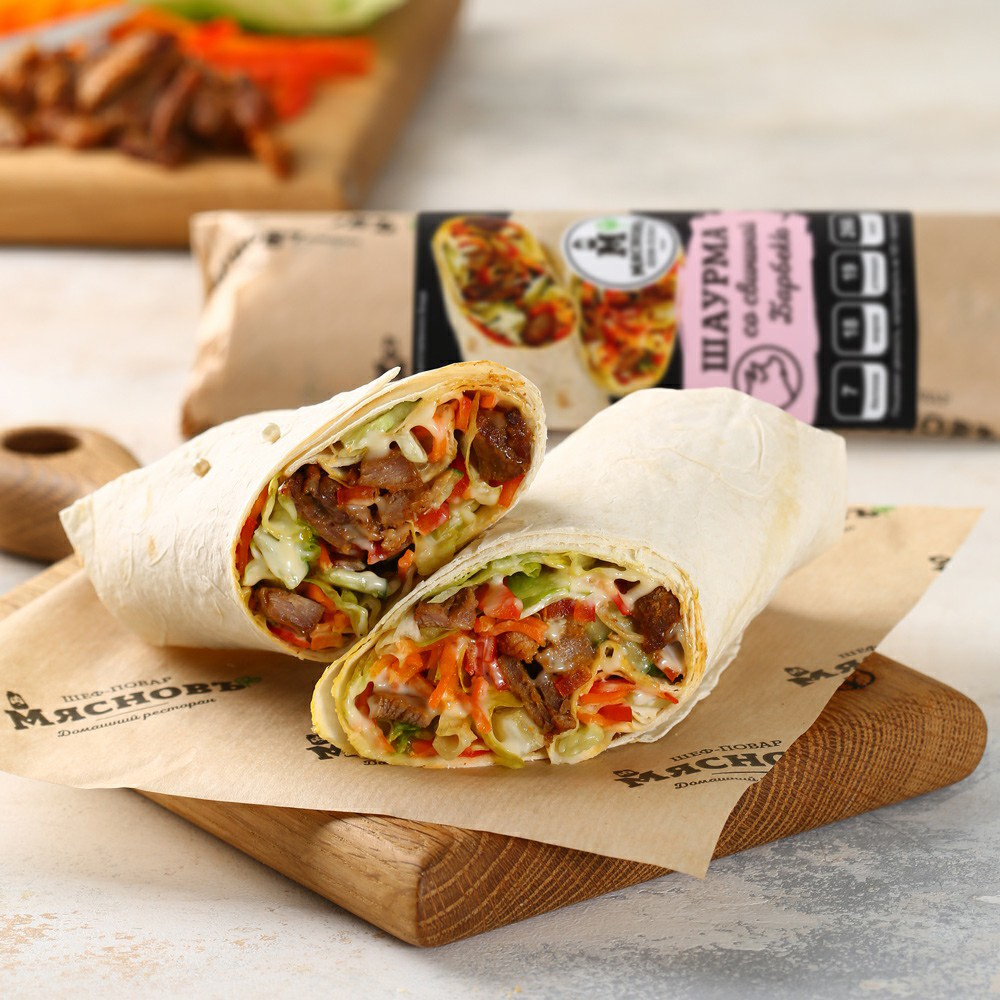 Шаурма МясновЪ ШЕФ-ПОВАР со свининой