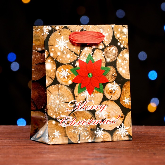 

Пакет ламинированный Merry Christmas 11,5 х 14,5 х 6 см 12 шт., Разноцветный
