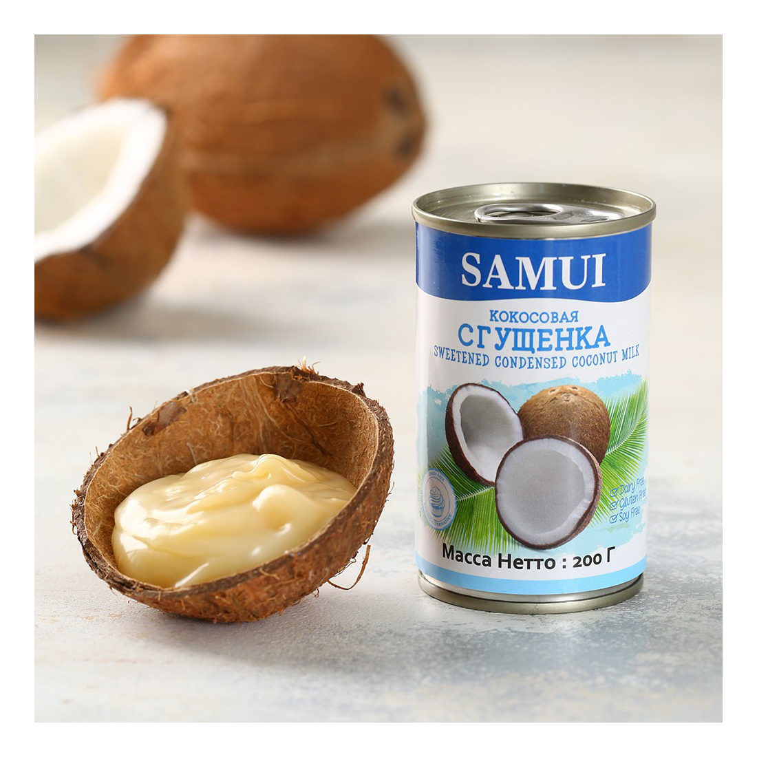 Растительная сгущенка Samui кокосовая 200 г
