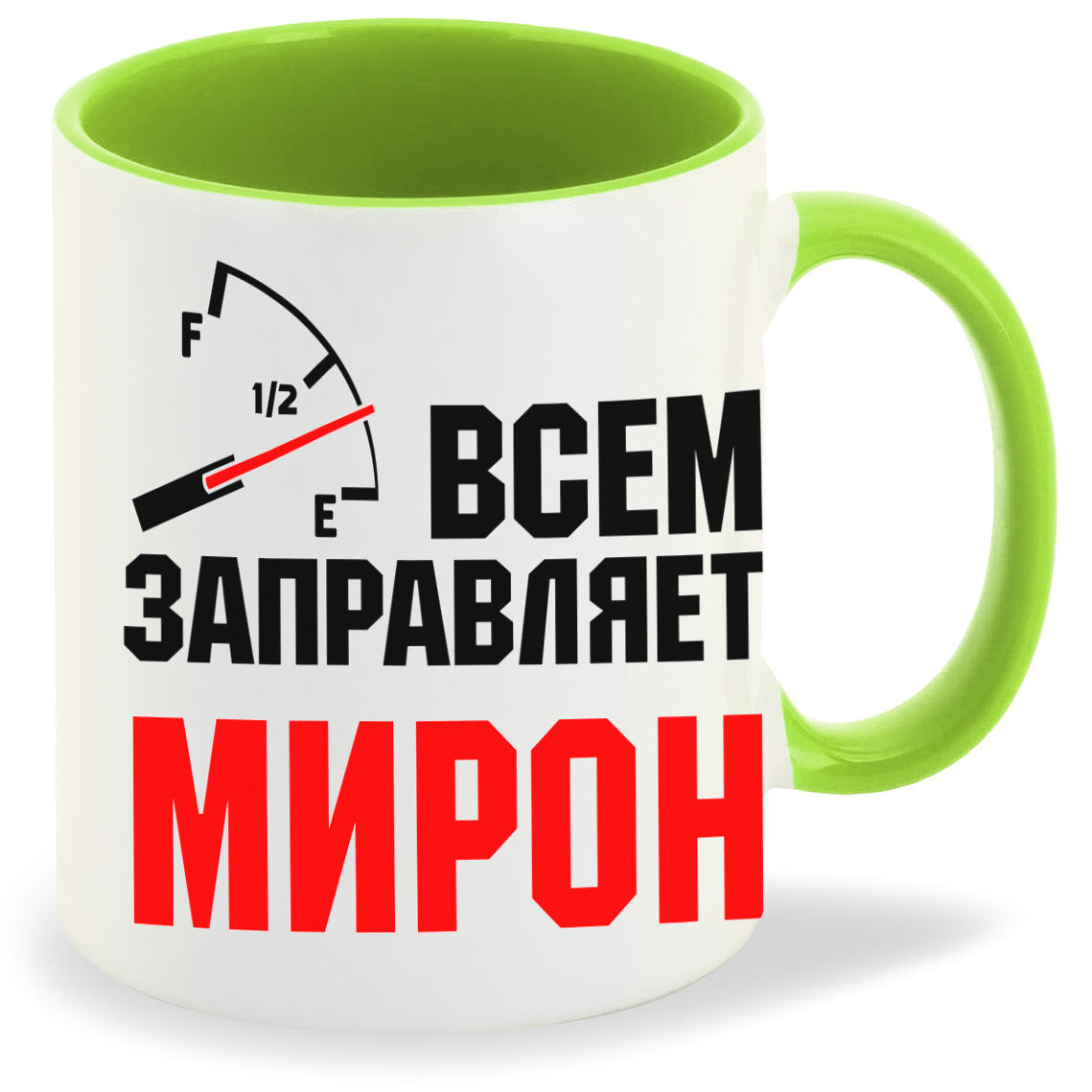 

Кружка CoolPodarok Кружка именная Всем заправляет Мирон, Кружка именная Всем заправляет Мирон