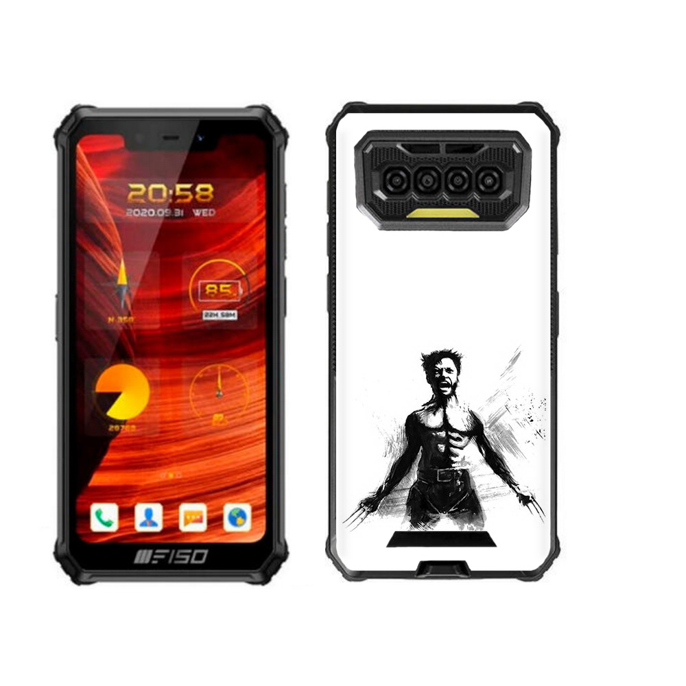 

Чехол бампер MyPads росомаха для Oukitel F150 Bison 2021 противо, Прозрачный, Tocco