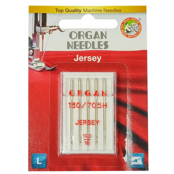 

Иглы для бытовых швейных машин Organ №100, для джерси