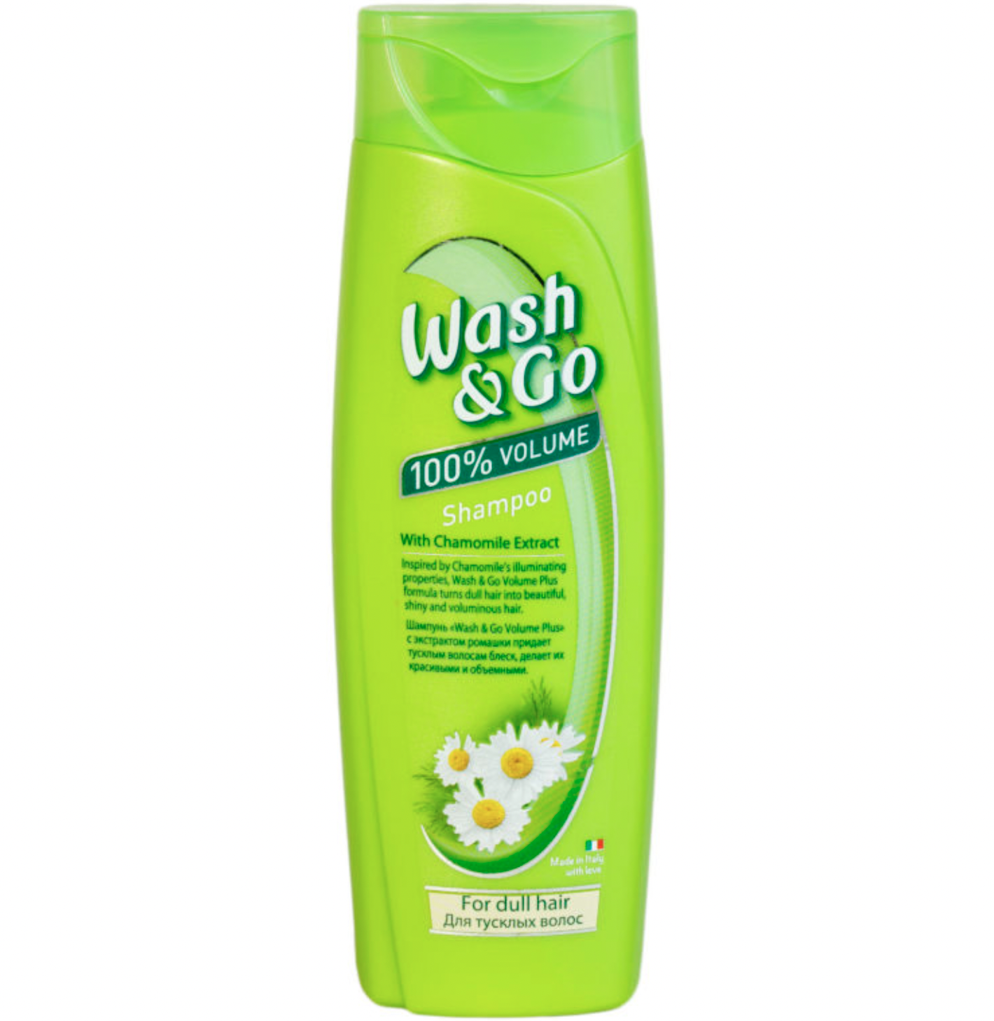 Шампунь Wash&Go с экстрактом ромашки для тусклых волос 200 мл