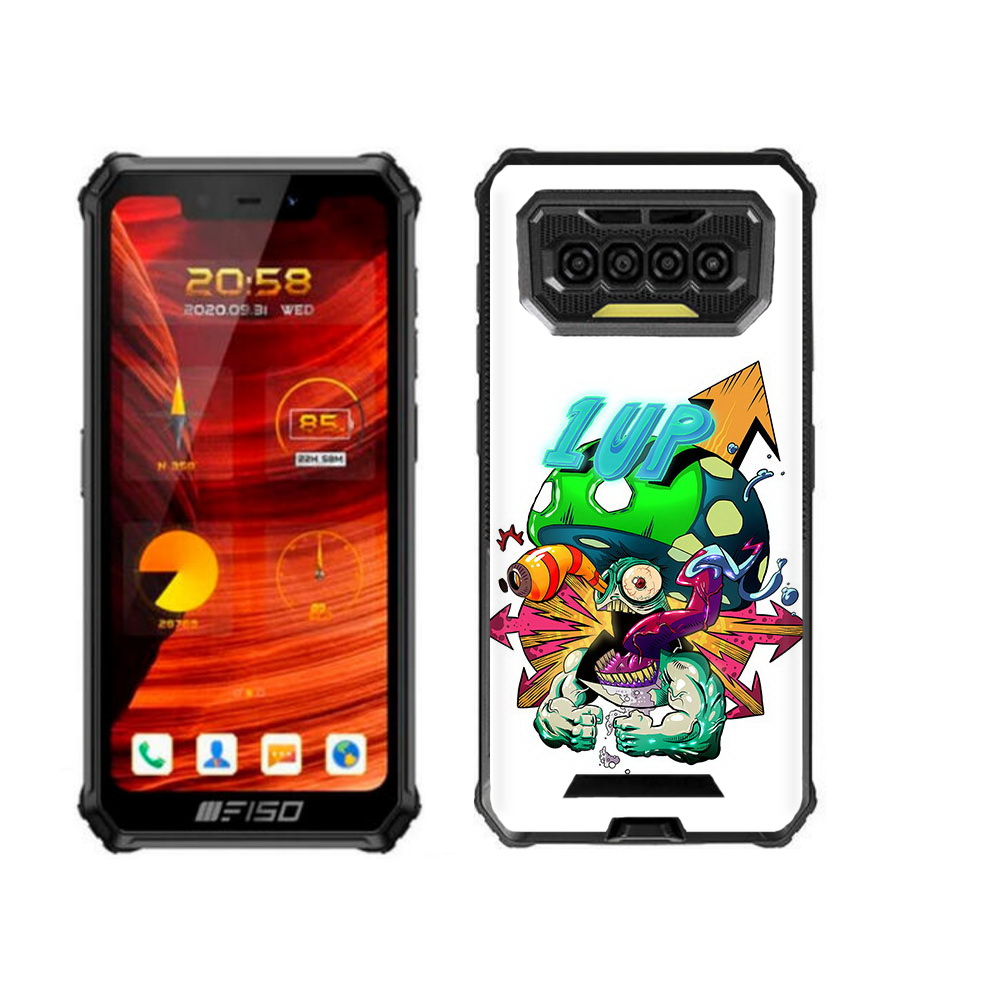 

Чехол бампер MyPads сильный гриб абстракция для Oukitel F150 Bis, Прозрачный, Tocco