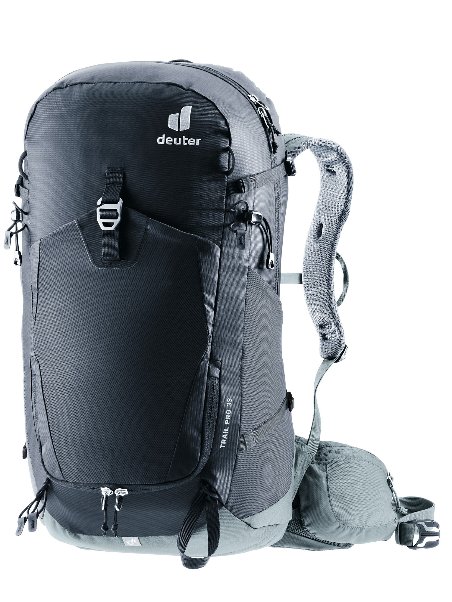 

Рюкзак Deuter Trail Pro 33 Black-Shale (Б/Р) 2024-25, Черный, Trail Pro 33