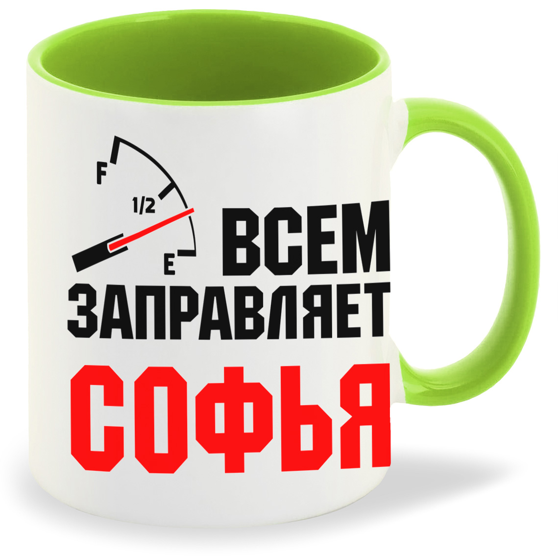 

Кружка CoolPodarok Кружка именная Всем заправляет Софья, Кружка именная Всем заправляет Софья