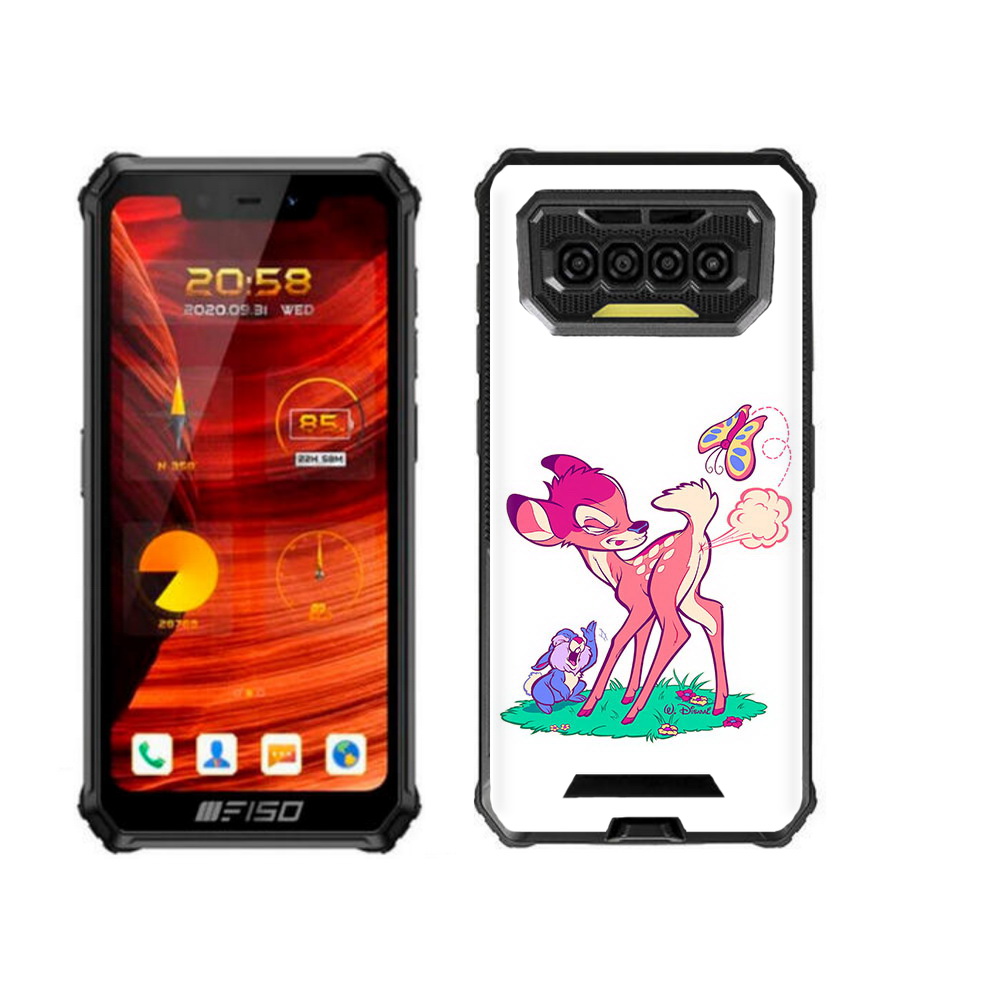

Чехол бампер MyPads смешной олененок для Oukitel F150 Bison 2021, Прозрачный, Tocco