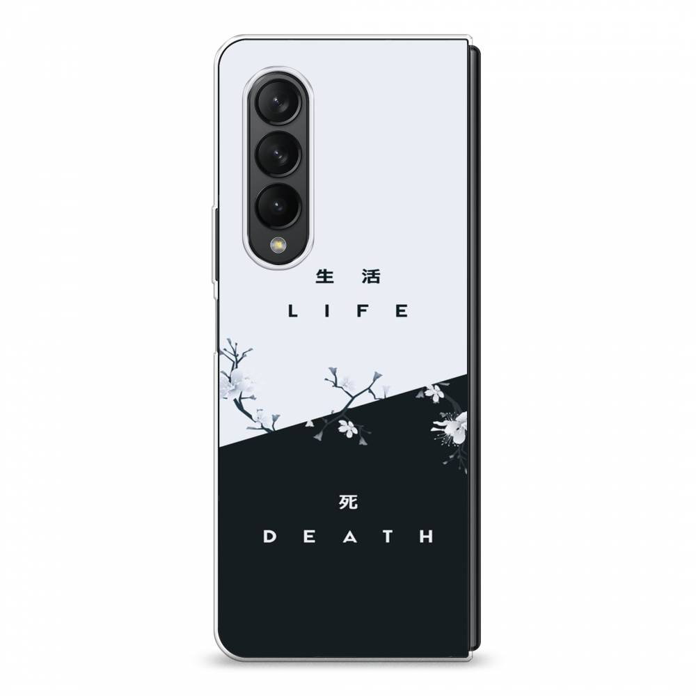 

Чехол Awog на Samsung Galaxy Z Fold 3 / Самсунг Z Fold 3 "Life and death", Черный;серый, 2103650-7