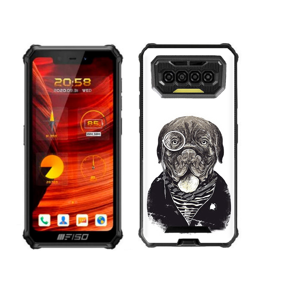 

Чехол бампер MyPads солидный песик для Oukitel F150 Bison 2021, Прозрачный, Tocco