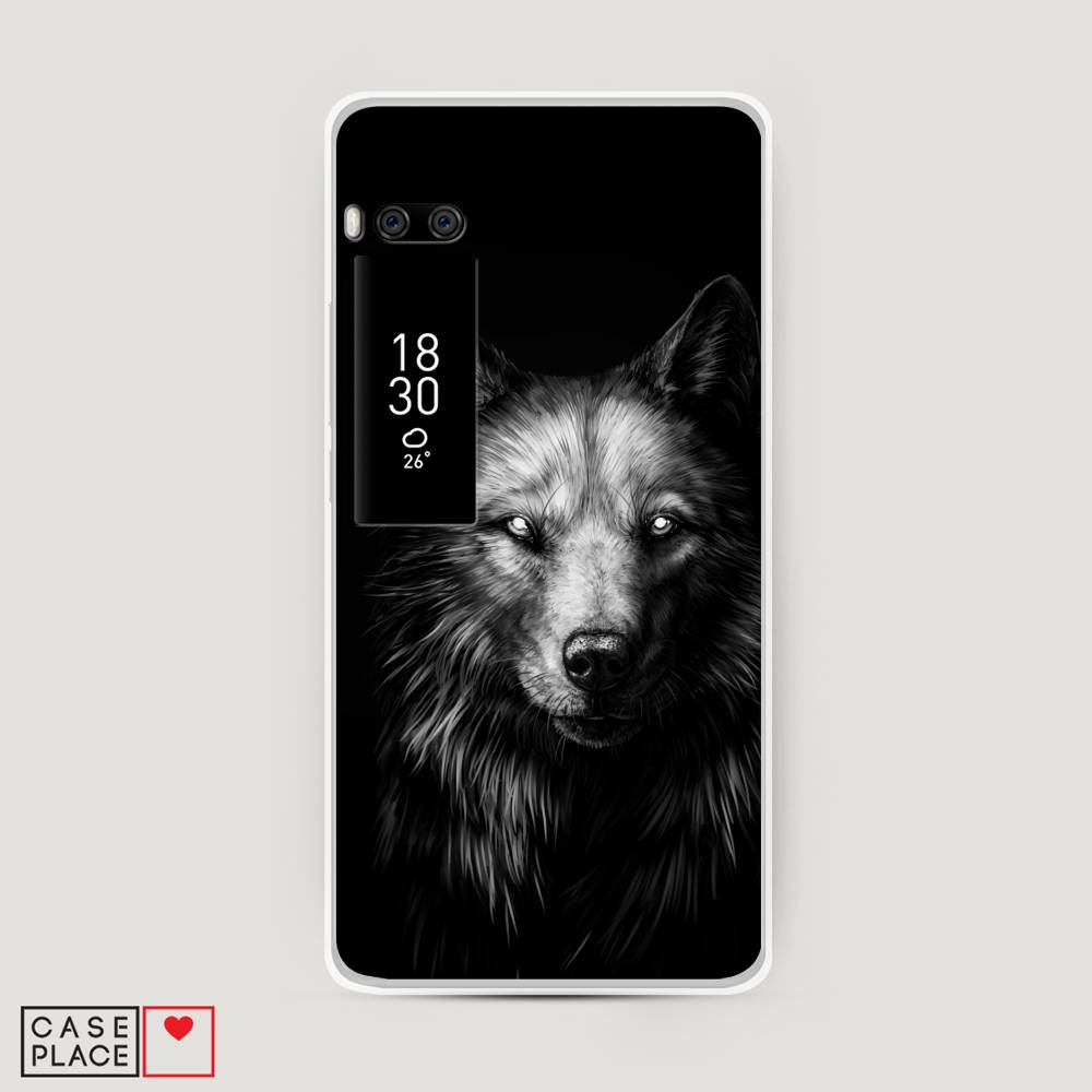 

Чехол Awog на Meizu Pro 7 Plus "Волк черно белый", Серый;бежевый;белый, 71950-1