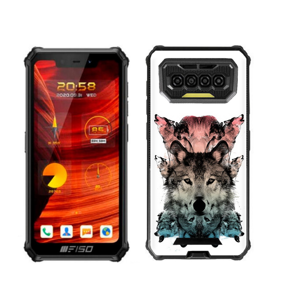 

Чехол бампер MyPads стая для Oukitel F150 Bison 2021 противоударный, Прозрачный, Tocco