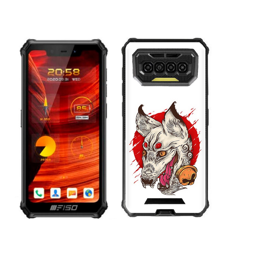 

Чехол бампер MyPads страшная собака для Oukitel F150 Bison 2021, Прозрачный, Tocco