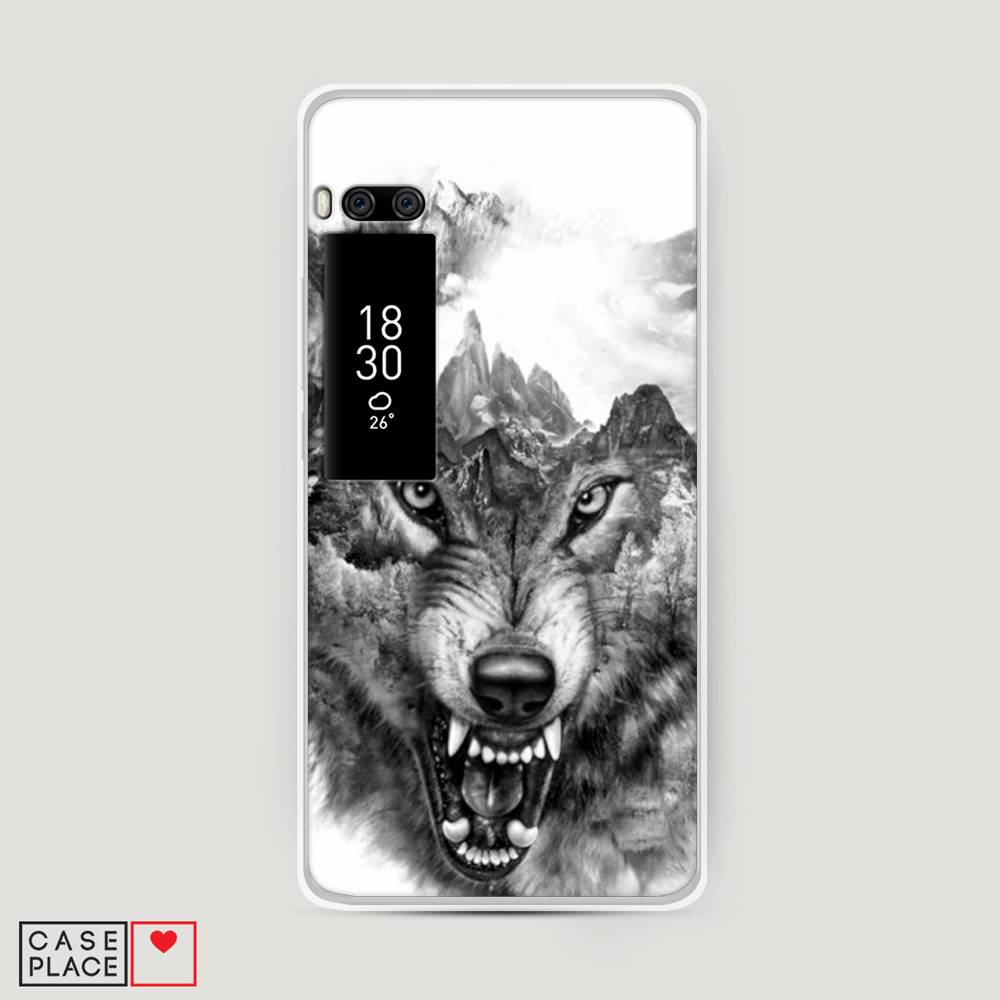

Чехол Awog "Волк в горах" для Meizu Pro 7 Plus, 71950-1