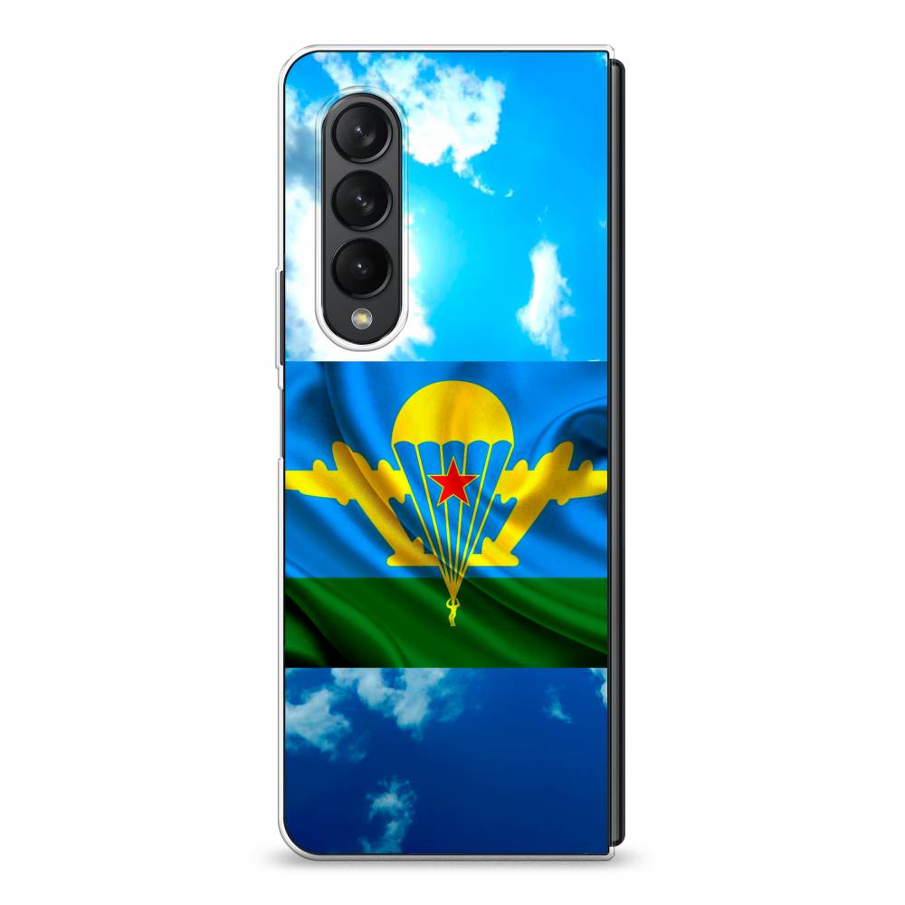 

Чехол Awog на Samsung Galaxy Z Fold 3 / Самсунг Z Fold 3 "ВДВ флаг в небесах", Синий;зеленый;желтый, 2103650-5