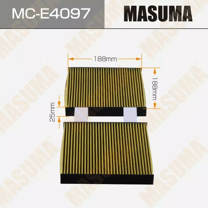

Фильтр салона Masuma MC-E4097