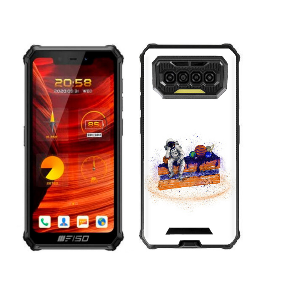 

Чехол бампер MyPads торт с планетами для Oukitel F150 Bison 2021, Прозрачный, Tocco