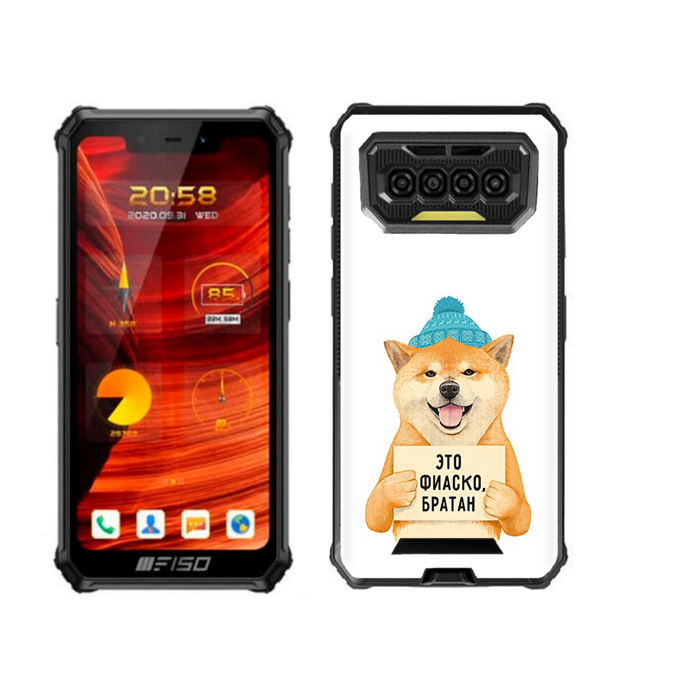 

Чехол бампер MyPads фиаско для Oukitel F150 Bison 2021, Прозрачный, Tocco