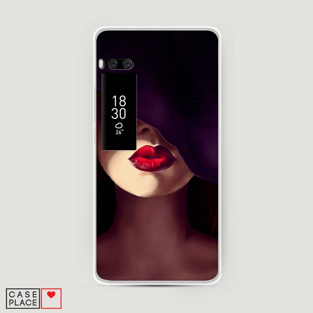 

Чехол Awog на Meizu Pro 7 Plus "Красные губы", Черный;бежевый;красный, 71950-7