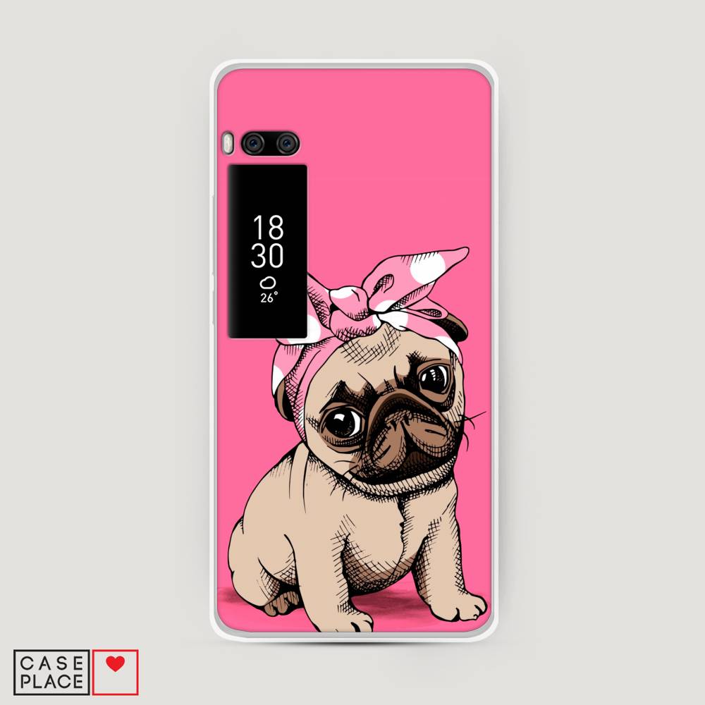 

Чехол Awog на Meizu Pro 7 Plus "Dog Pin-Up", Розовый;бежевый, 71950-2
