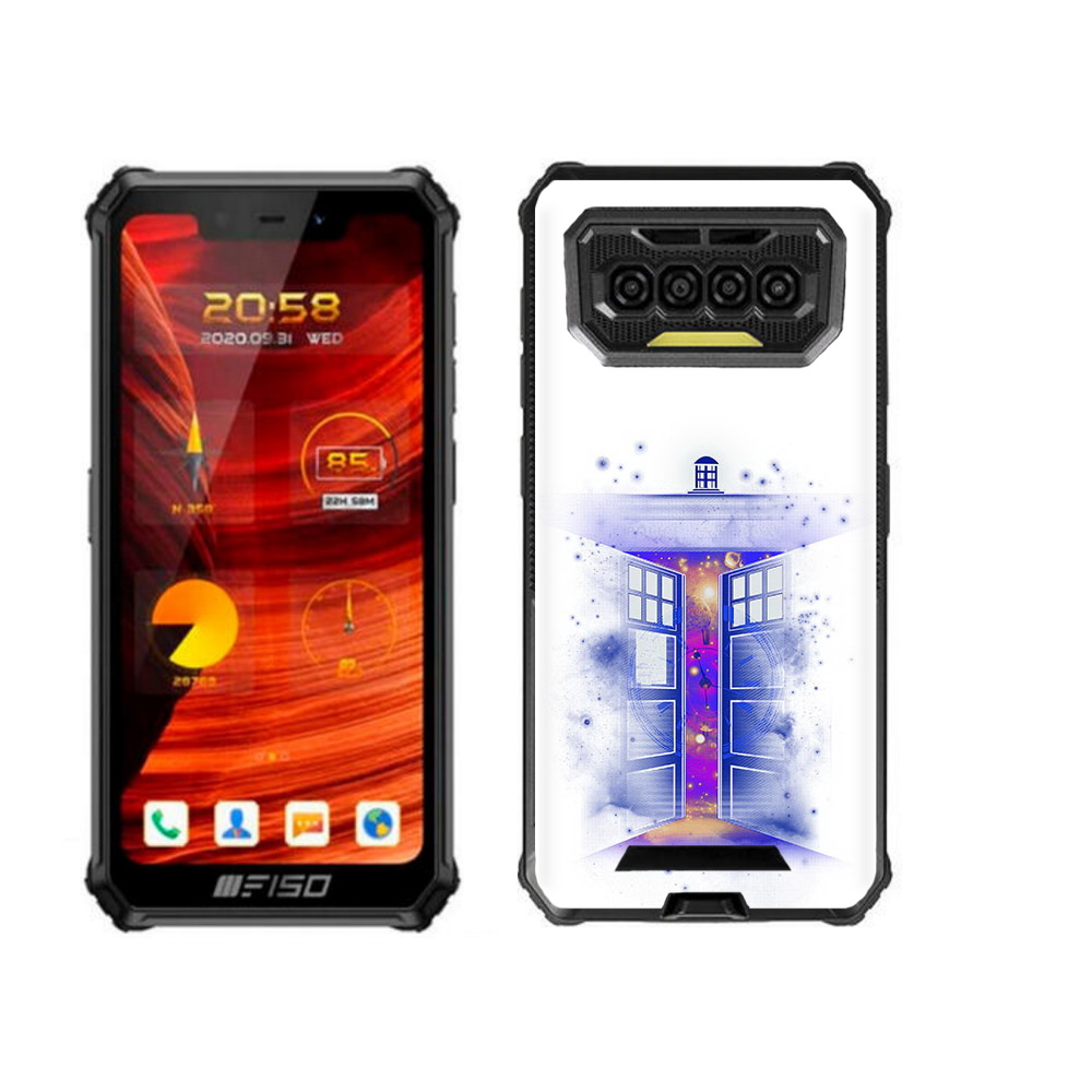 

Чехол бампер MyPads фиолетовый уголок абстракция для Oukitel F15, Прозрачный, Tocco